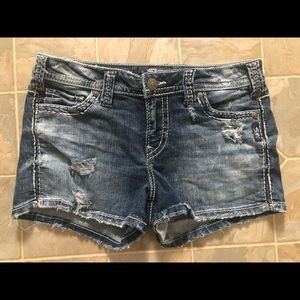 Silver Berkeley Jean Shorts